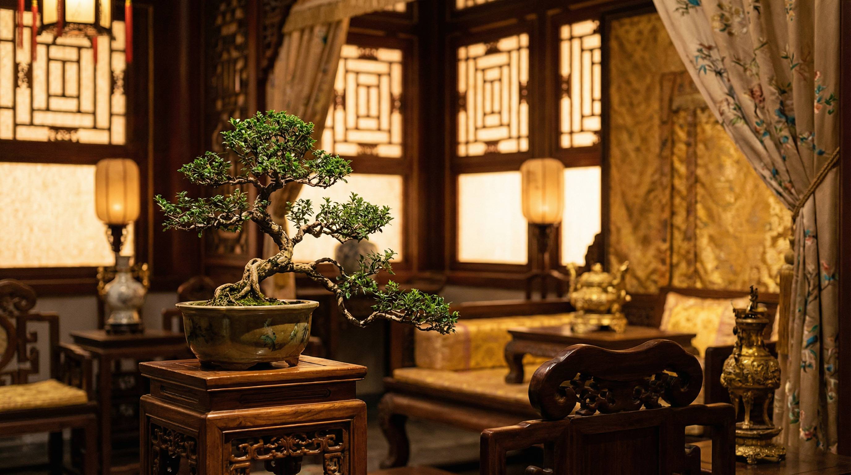 幼幼植物视频 - 古典盆景艺术视频